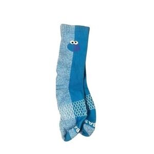 Bombas Sesame Street Cookie Monster Crew Socks Blue  Arch Support Medium